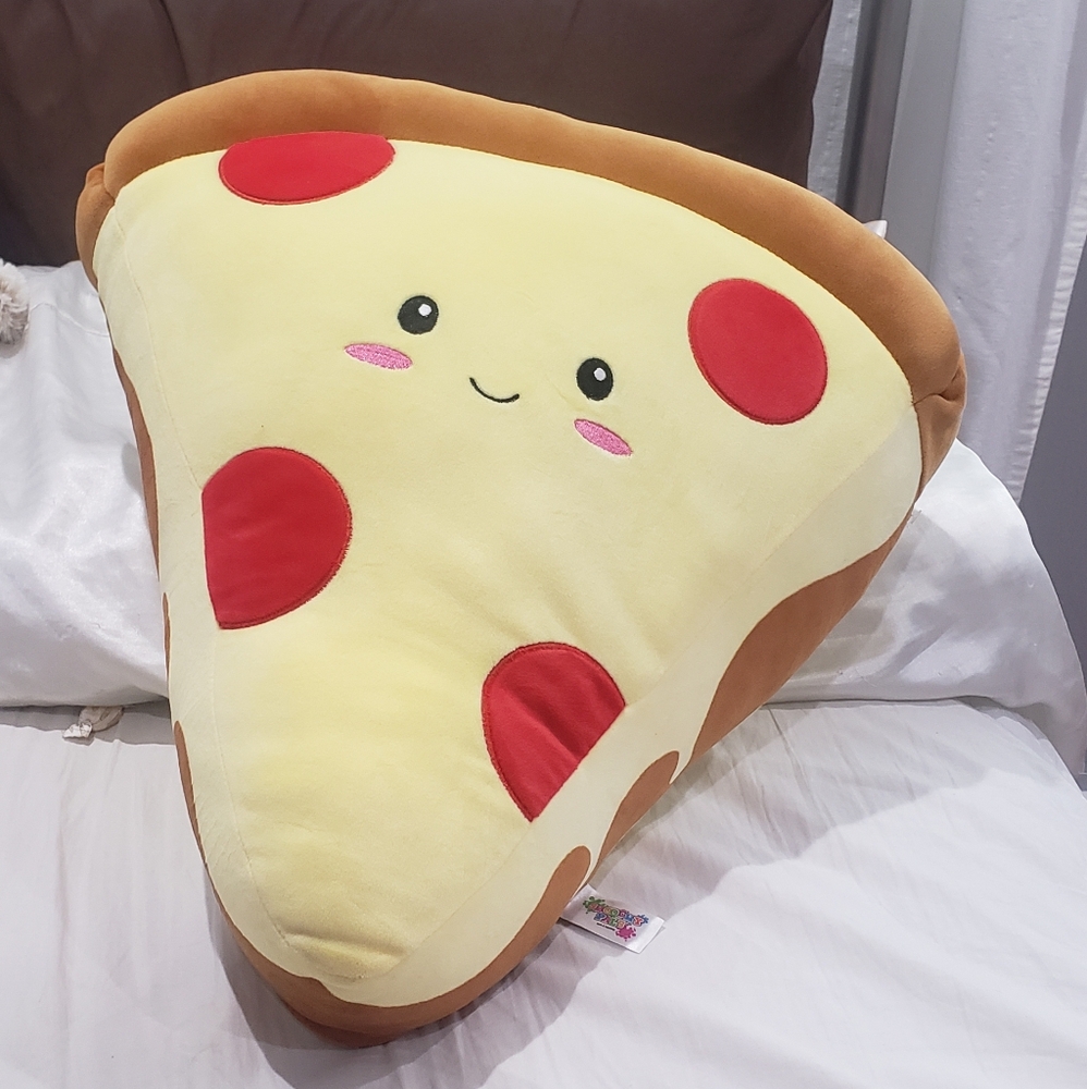 Cute Pizza Slice Plush Pillow